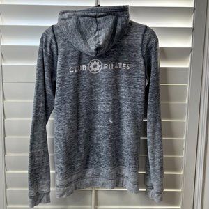 Club Pilates Zip-up Hoodie - heathered Grey